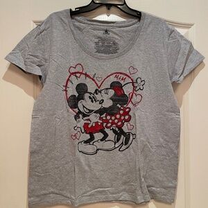 Disney Mickey and Minnie Heart Tee